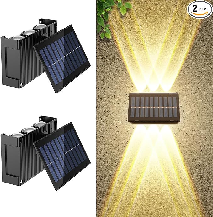 Luces Solares De Pared Para Exteriores - 2 unidades